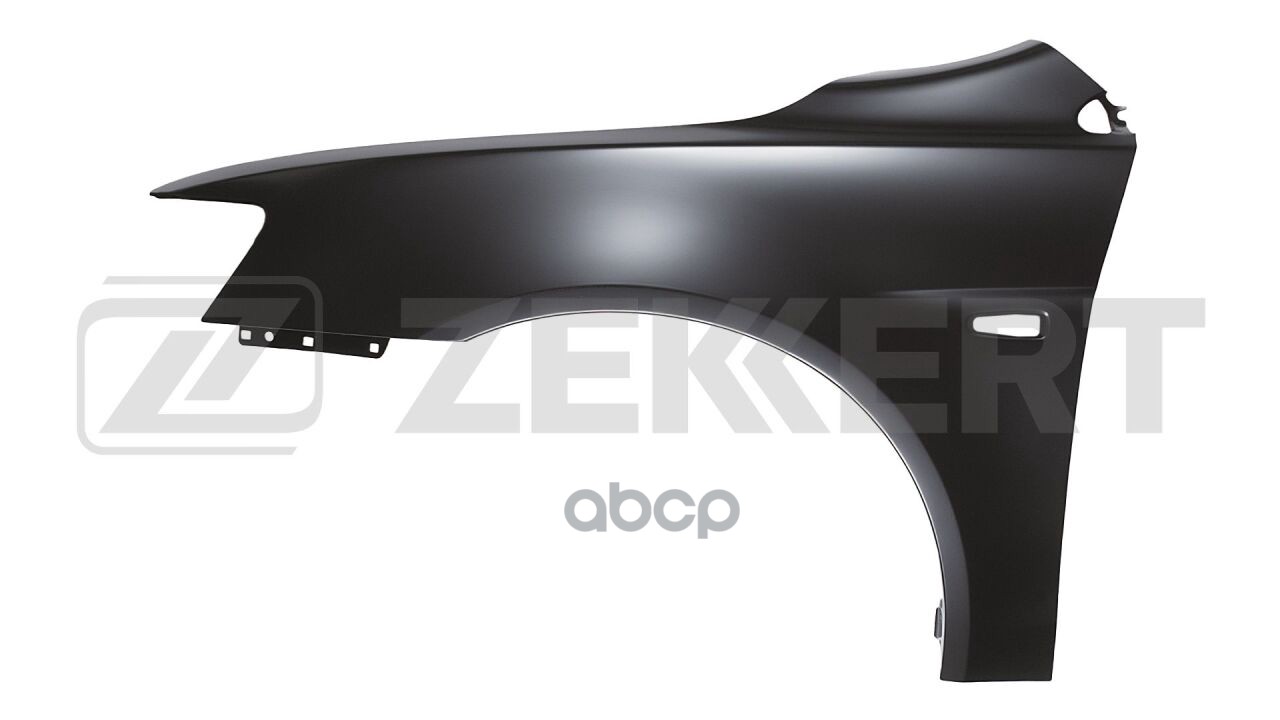 Крыло переднее левое Mitsubishi Lancer X 07- с отв. под повторитель (Тайвань) Zekkert арт. kt-1059