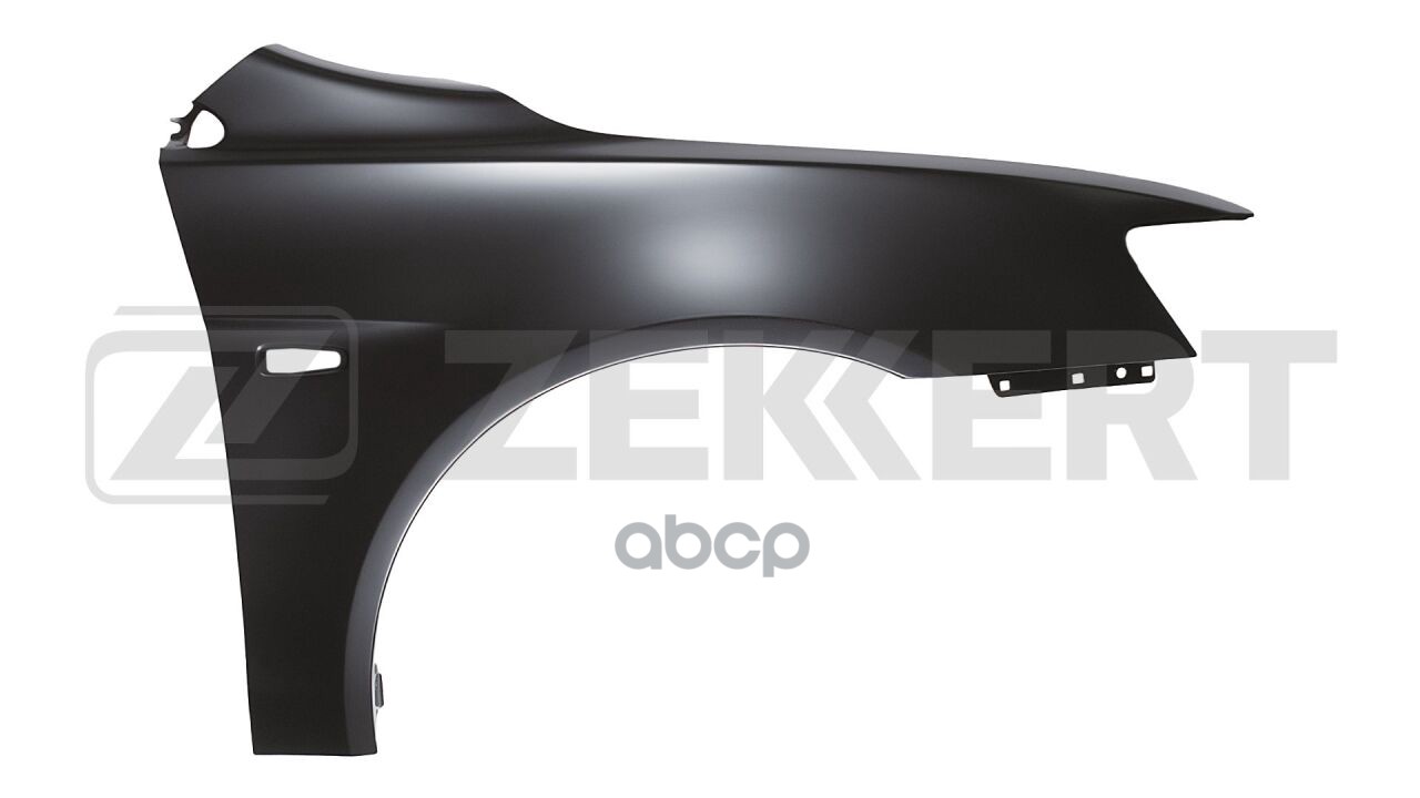 Крыло переднее правое Mitsubishi Lancer X 07- с отв. под повторитель (Тайвань) Zekkert арт. kt-1060