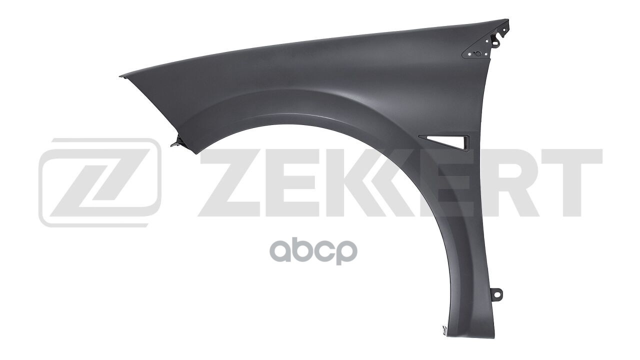 Крыло переднее левое Renault Megane II 02- с отв. под повторитель (Тайвань) Zekkert арт. kt-1071