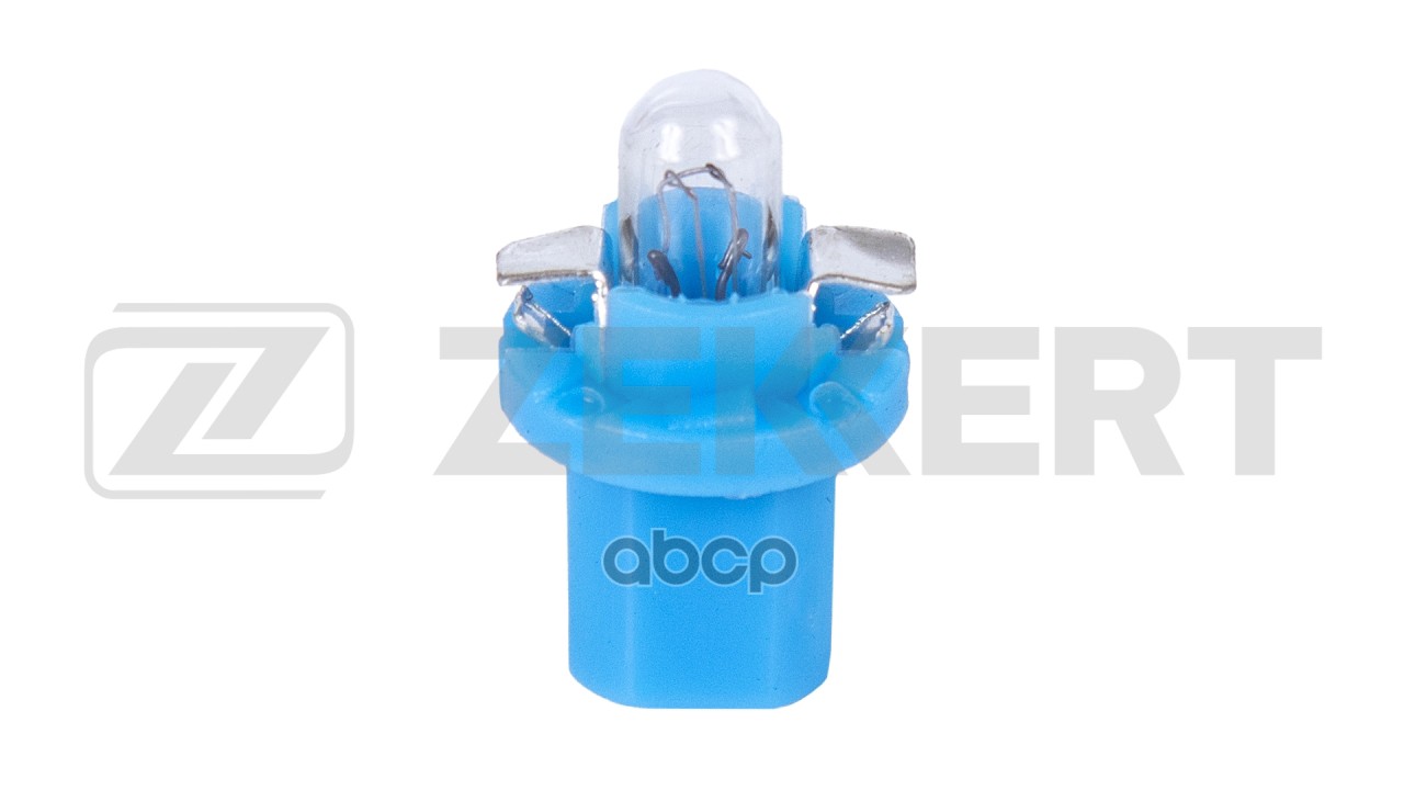 Лампа 12V 1.2W BX8.5d Blue (миним. кол-во заказа 10 шт) Zekkert арт. lp-1185