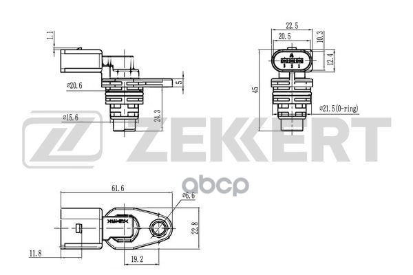 Датчик положения распредвала Skoda Fabia (6Y2  6Y3  6Y5  542  545) 01-  VW Polo IV 02-  Seat Ibiza I Zekkert арт. se-5056