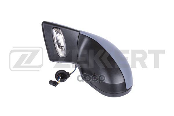 Зеркало в сборе левое / грунтованное / выпуклое / эл регул / с подогр с повт поворота Peugeot 308 07 Zekkert арт. sp-4098
