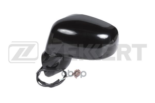 Зеркало в сборе левое / грунтованное / выпуклое / эл регул / Nissan Tiida (C11) 05- Zekkert арт. sp-4252