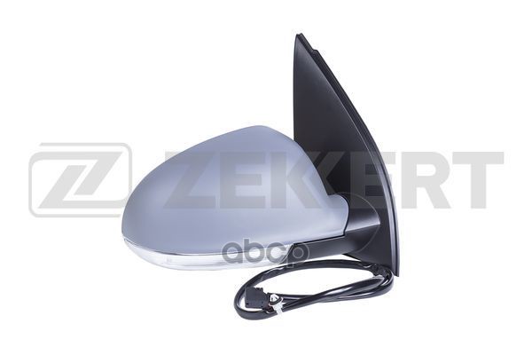 Зеркало в сборе правое / грунтованное / выпуклое / эл регул / с подогр с повт поворота VW Golf V 03- Zekkert арт. sp-4366