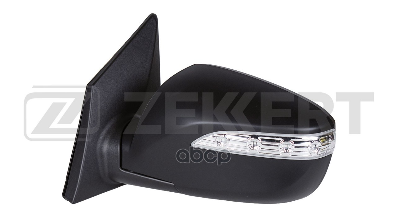 Зеркало в сборе левое / грунтованное / выпуклое / эл регул / с подогрс / повт поворота Hyundai ix35 Zekkert арт. sp-4432
