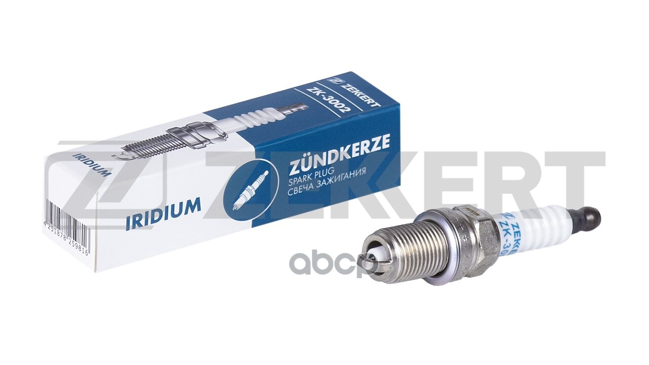 Свеча Зажигания (Iridium  Аналог Ngk 2687  Цена За 1 Шт.) Mitsubishi Outlander Ii Iii 06-  Lancer X Zekkert арт. zk-3002