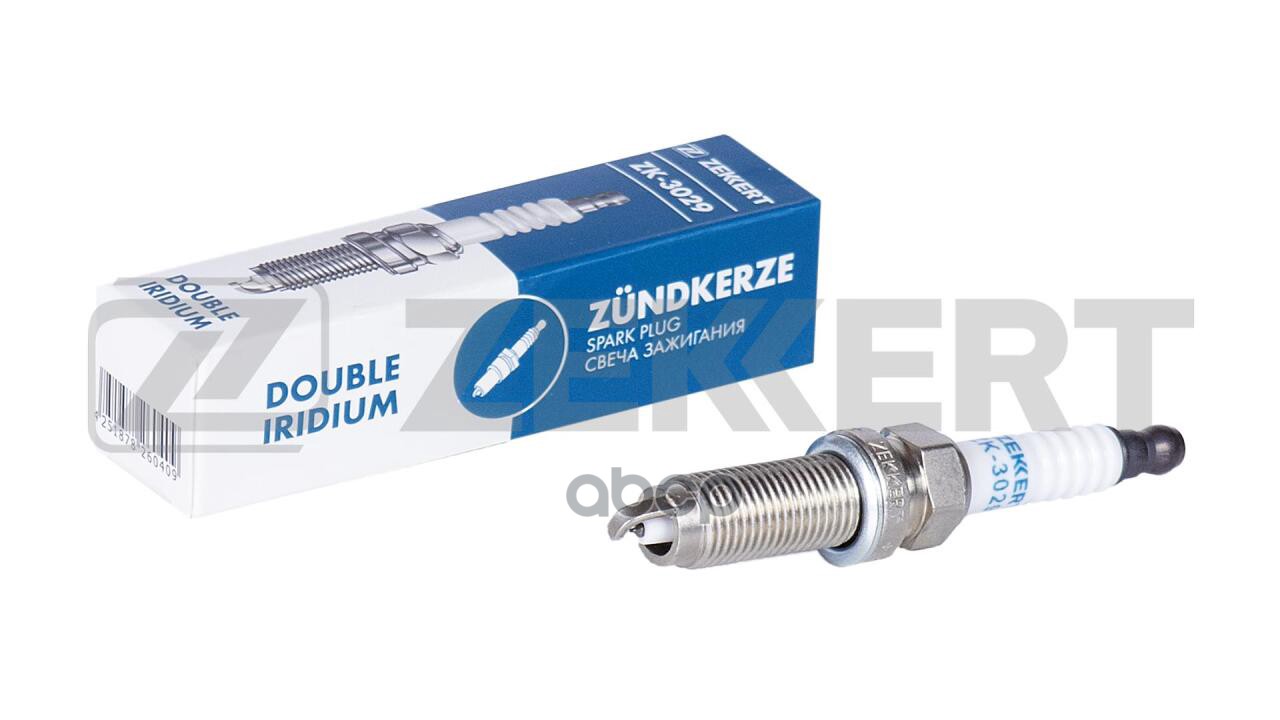 Свеча зажигания (Double Iridium  аналог NGK 91691  цена за 1 шт.) Nissan Qashqai/Qashqai +2 I (J10 Zekkert арт. zk-3029