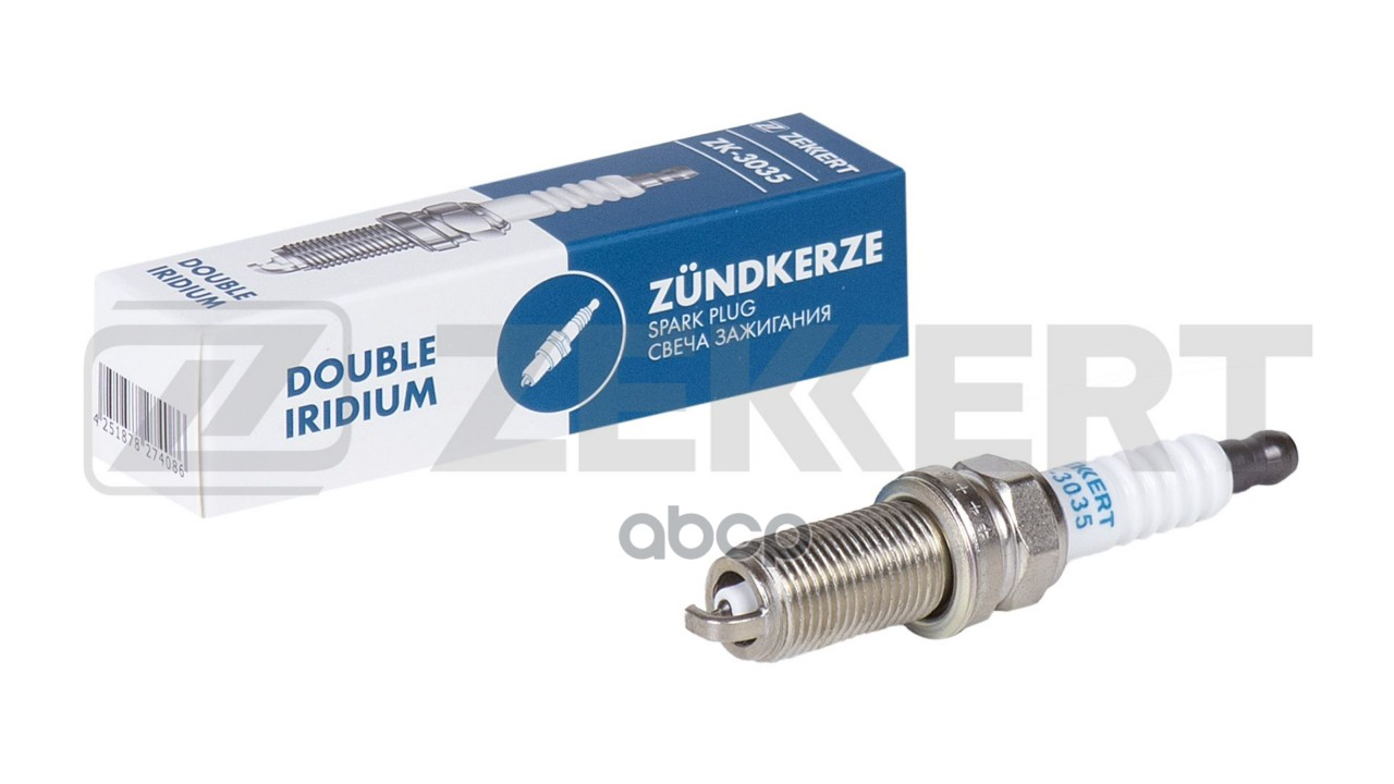 Свеча зажигания (Double Iridium  аналог Denso ikh20tt  цена за 1 шт.) Toyota Camry (XV40 50) 06-  BM Zekkert арт. zk-3035