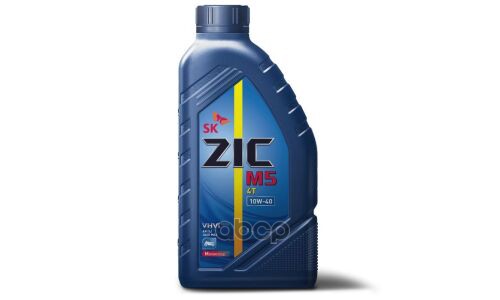 Масло Моторное Полусинтетическое "M5 4T 10W-40", 1Л 137212 ZIC арт. 137212