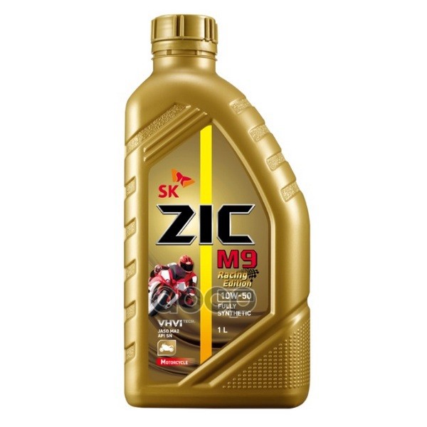 Масло моторное ZIC M9 4T RACING EDITION 10W-50 синтетическое 1 л 137214 ZIC арт. 137214
