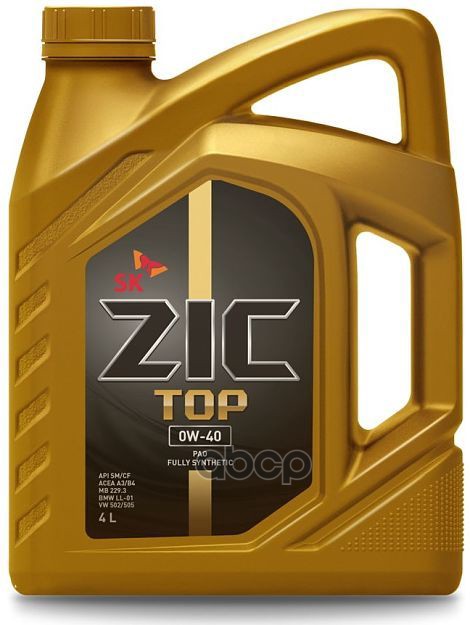 Zic Масло Моторное  Zic Top 0W40 4L