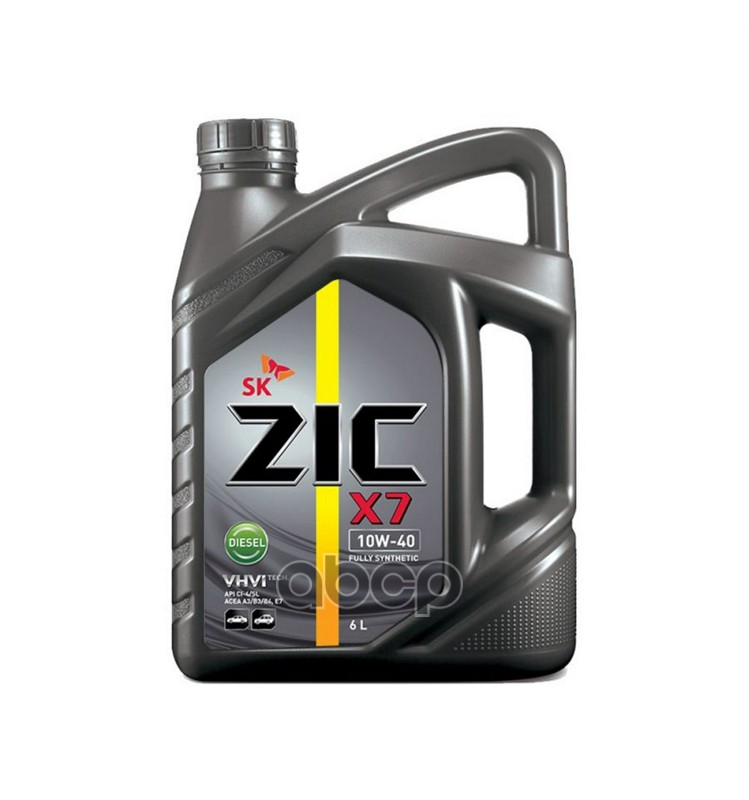 ZIC Масло моторное синтетическое ZIC X7 10W-40 6л 172607