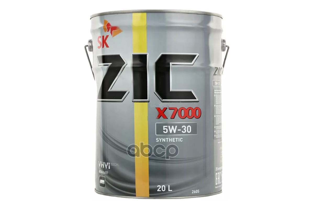 ZIC Масло моторное ZIC X7000 AP 5W-30 синтетическое 20 л 192605