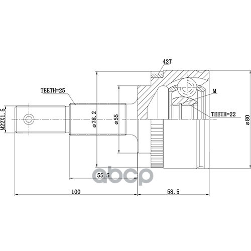 Шрус Наружный | Перед Прав/Лев | Zikmar арт. Z87157R
