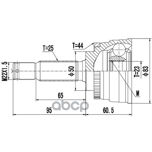 Шрус Наружный | Перед Прав/Лев | Zikmar арт. Z87290R