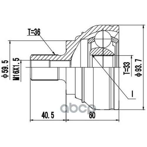 Шрус Наружный | Перед Прав/Лев | Zikmar арт. Z87475R