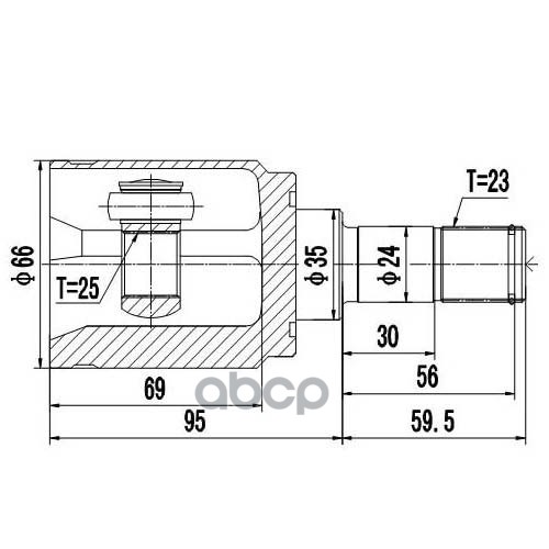 Шрус Внутренний | Зад Прав | Zikmar арт. Z87904R