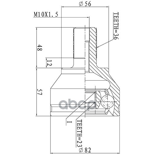 Шрус Наружный | Перед Прав/Лев | Zikmar арт. Z88497R