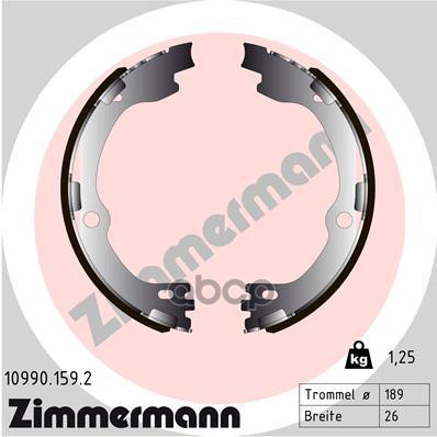 Колодки Барабанные Kia Sorento Iii 15 Zimmermann 10990.159.2 Zimmermann арт. 10990.159.2