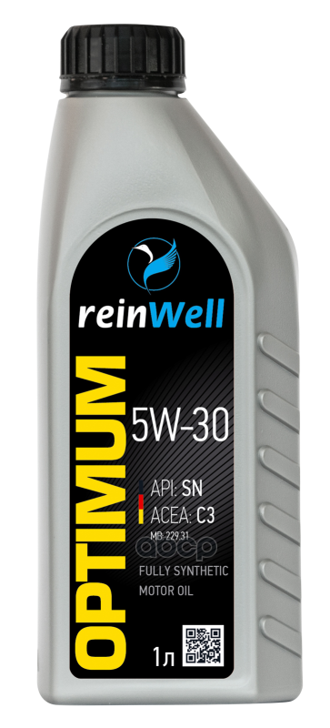 reinWell Масло Моторное Синтетическое 5W30 Sn, C2/C3 1Л