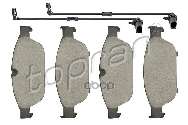 Колодки тормозные дисковые (замена для HP-115101755) topran арт. 115101001
