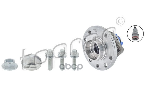 Ступица колеса  комплект (замена для HP-207392755) topran арт. 207392001