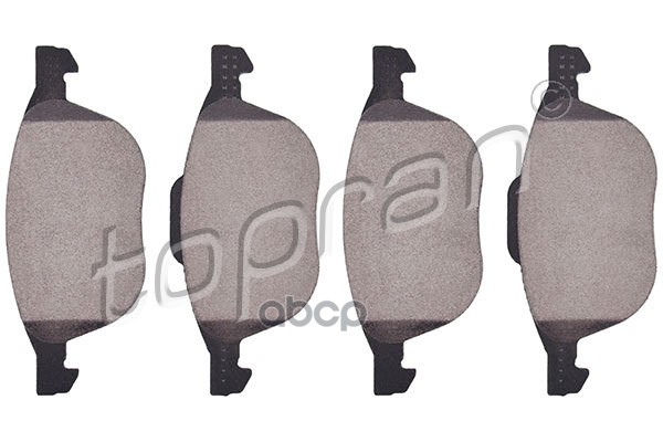 Колодки тормозные дисковые (замена для HP-302338755) topran арт. 302338001