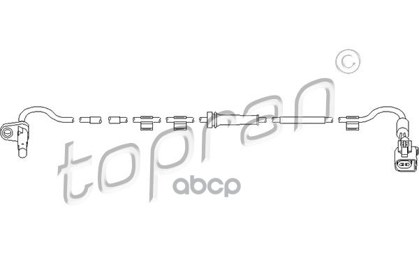 Датчик ABS (замена для HP-303960755) topran арт. 303960001