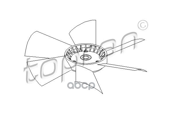 Крыльчатка Вентилятора Радиатора (Замена Для Hp-401468755) topran арт. 401468001