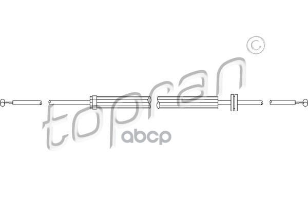 Трос Капота (Замена Для Hp-501472586) topran арт. 501472001